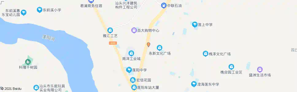 汕头永新乡亭_公交站地图_汕头公交_妙搜公交查询2025