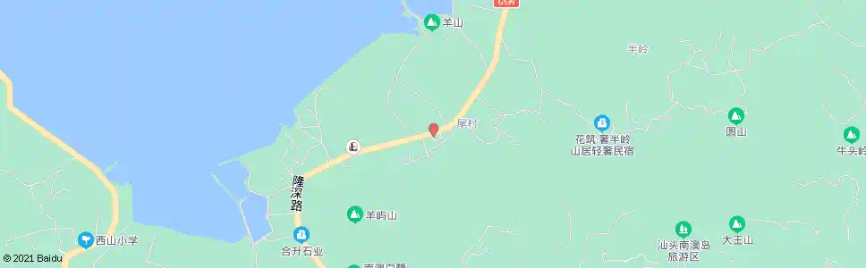 汕头羊屿村_公交站地图_汕头公交_妙搜公交查询2025