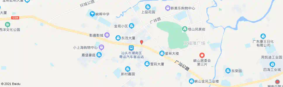 汕头潮南中国银行_公交站地图_汕头公交_妙搜公交查询2025