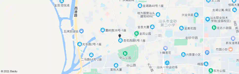 汕头金砂西路_公交站地图_汕头公交_妙搜公交查询2025