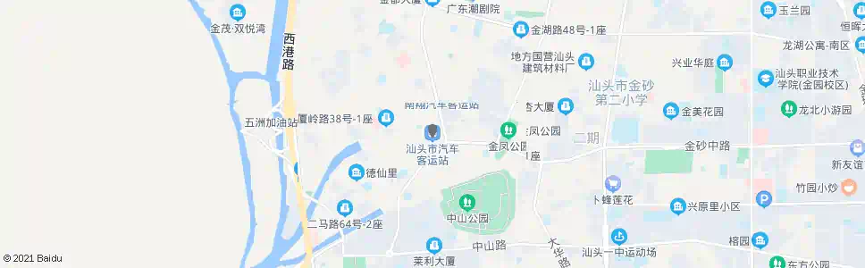 汕头汽车总站北_公交站地图_汕头公交_妙搜公交查询2025