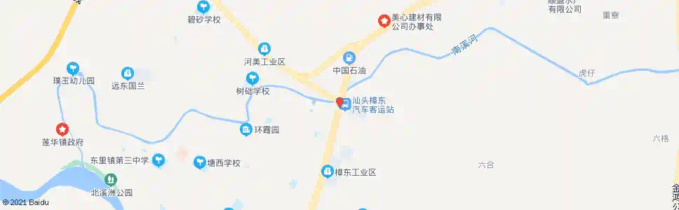 汕头樟东车站_公交站地图_汕头公交_妙搜公交查询2025