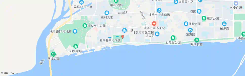 汕头人民广场东_公交站地图_汕头公交_妙搜公交查询2025