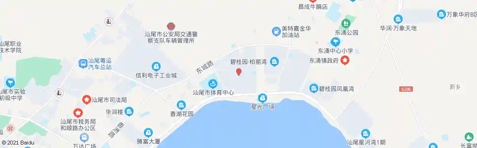 汕尾碧桂园_公交站地图_汕尾公交_妙搜公交查询2025
