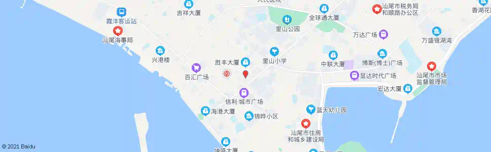 汕尾澳门酒家_公交站地图_汕尾公交_妙搜公交查询2025
