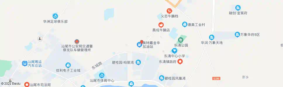 汕尾东涌派出所_公交站地图_汕尾公交_妙搜公交查询2025
