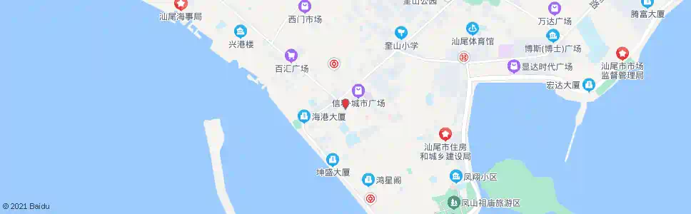 汕尾二马路_公交站地图_汕尾公交_妙搜公交查询2025