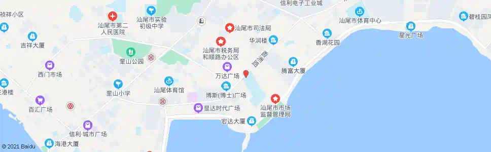 汕尾田家炳中学_公交站地图_汕尾公交_妙搜公交查询2025