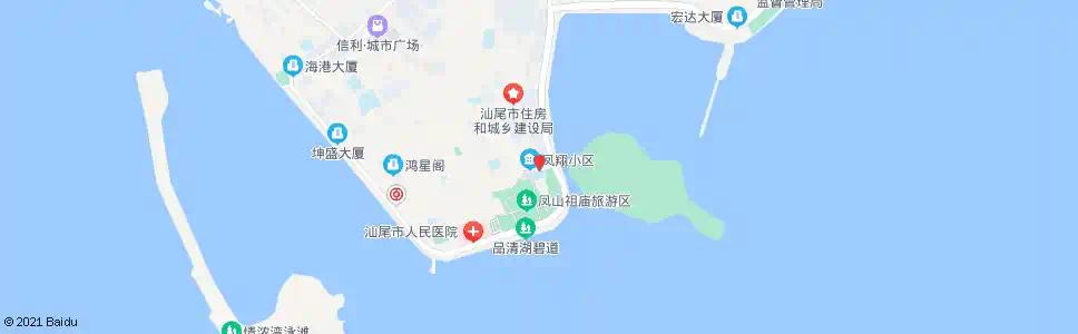 汕尾凤翔学校_公交站地图_汕尾公交_妙搜公交查询2025