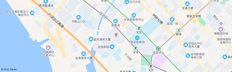 深圳深业新岸线_公交站地图_深圳公交_妙搜公交查询2025