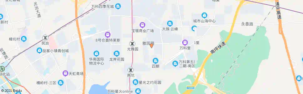 深圳龙城文化产业园_公交站地图_深圳公交_妙搜公交查询2025