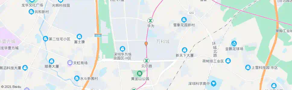 深圳万科城_公交站地图_深圳公交_妙搜公交查询2025