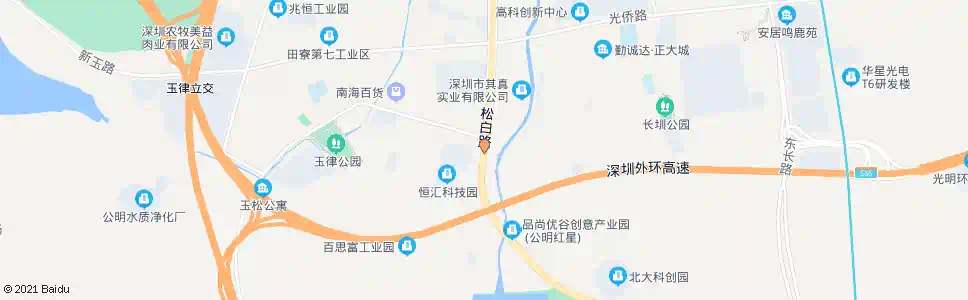 深圳玉律_公交站地图_深圳公交_妙搜公交查询2025