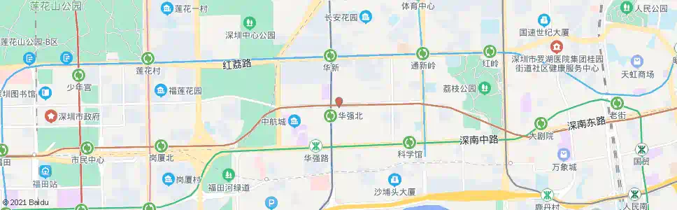 深圳振华路中_公交站地图_深圳公交_妙搜公交查询2025
