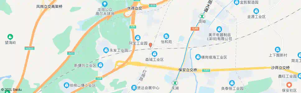 深圳坳一村_公交站地图_深圳公交_妙搜公交查询2025