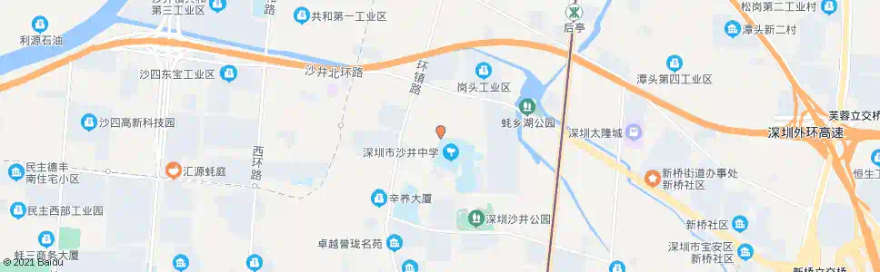 深圳沙井中学_公交站地图_深圳公交_妙搜公交查询2025