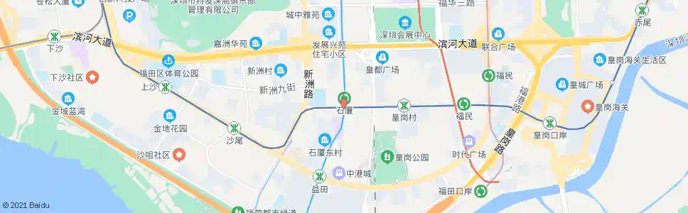 深圳福田区委_公交站地图_深圳公交_妙搜公交查询2025