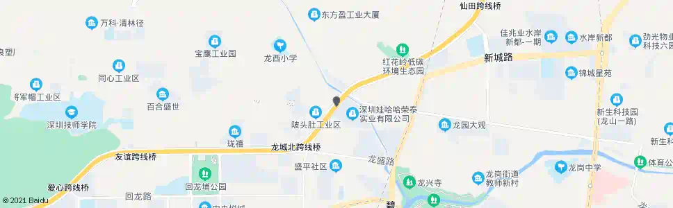深圳陂头肚村_公交站地图_深圳公交_妙搜公交查询2025
