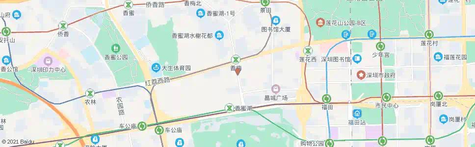 深圳香蜜二村_公交站地图_深圳公交_妙搜公交查询2025