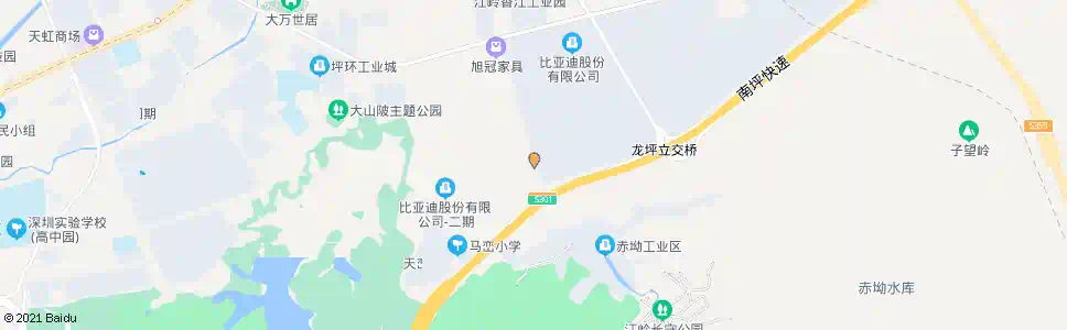 深圳竹园村南区_公交站地图_深圳公交_妙搜公交查询2025