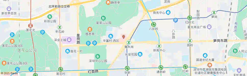 深圳市二医院_公交站地图_深圳公交_妙搜公交查询2025
