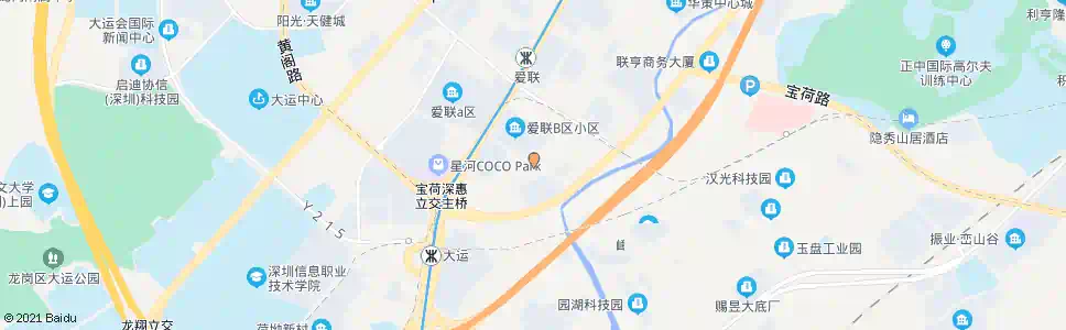 深圳爱新小区_公交站地图_深圳公交_妙搜公交查询2025