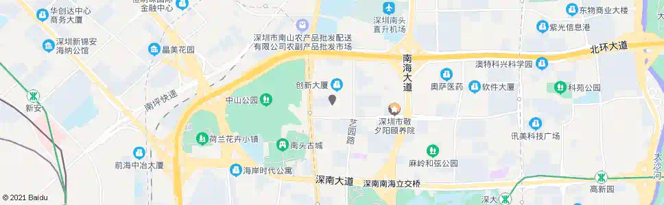 深圳南山设计产业园_公交站地图_深圳公交_妙搜公交查询2025