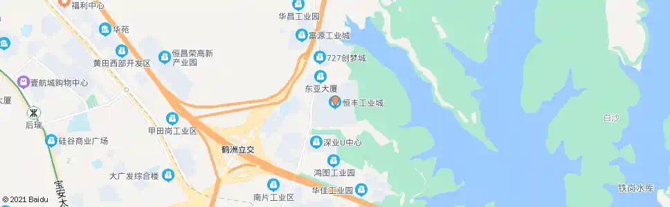 深圳广豪峰工业区_公交站地图_深圳公交_妙搜公交查询2025