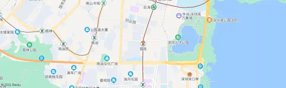 深圳登良路口_公交站地图_深圳公交_妙搜公交查询2025