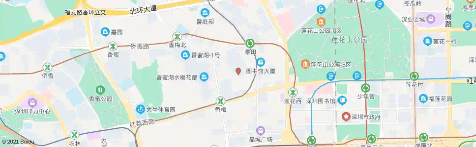 深圳景田医院_公交站地图_深圳公交_妙搜公交查询2025