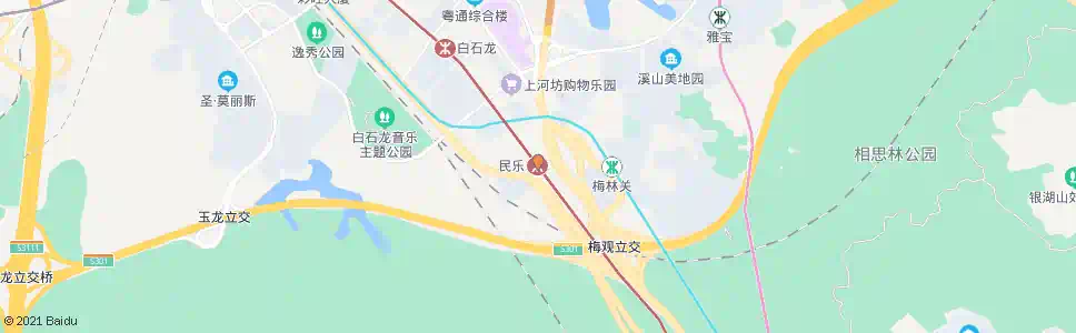 深圳民乐地铁站(出关)3_公交站地图_深圳公交_妙搜公交查询2025