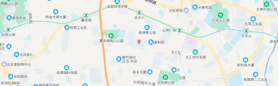 深圳马山头第三工业区_公交站地图_深圳公交_妙搜公交查询2025