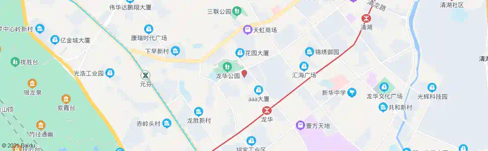 深圳龙华办事处_公交站地图_深圳公交_妙搜公交查询2025