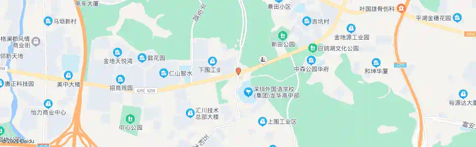 深圳樟坑径下围村口_公交站地图_深圳公交_妙搜公交查询2025