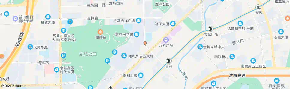 深圳龙城中学_公交站地图_深圳公交_妙搜公交查询2025