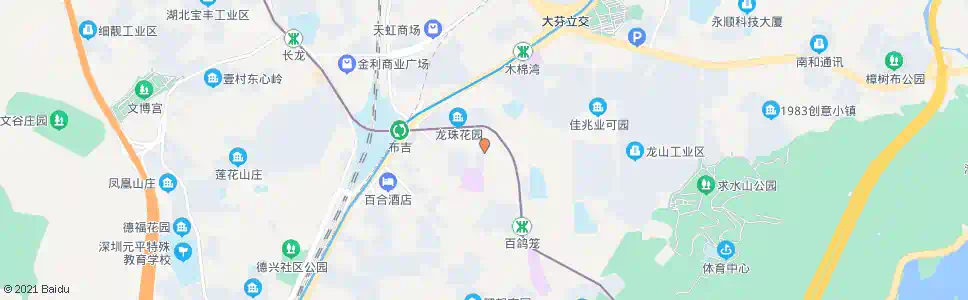 深圳华美工业区_公交站地图_深圳公交_妙搜公交查询2025
