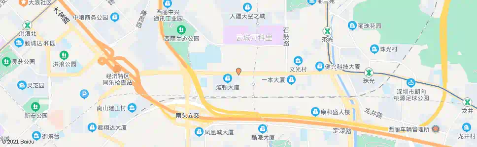 深圳茶光路中_公交站地图_深圳公交_妙搜公交查询2025