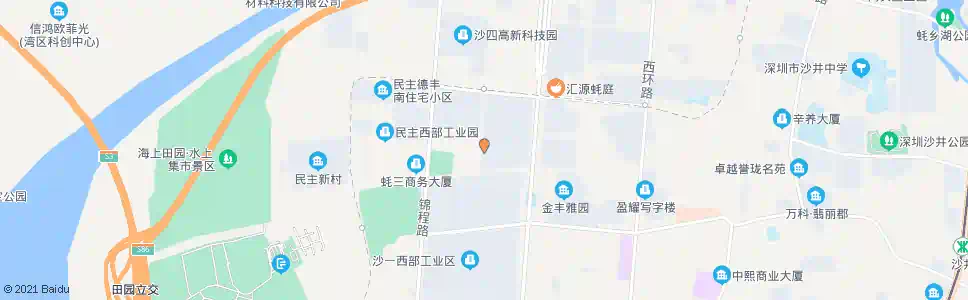 深圳蚝一村委_公交站地图_深圳公交_妙搜公交查询2025
