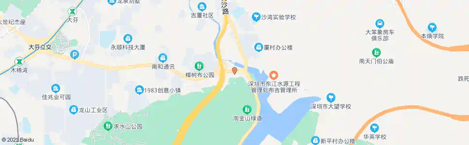 深圳南湾樟树布村总站_公交站地图_深圳公交_妙搜公交查询2025
