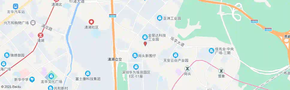 深圳金荣达工业园_公交站地图_深圳公交_妙搜公交查询2025