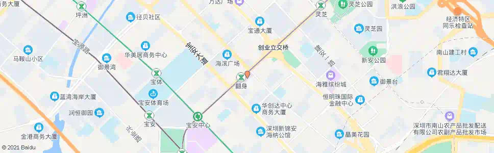 深圳创业天虹商场1_公交站地图_深圳公交_妙搜公交查询2025