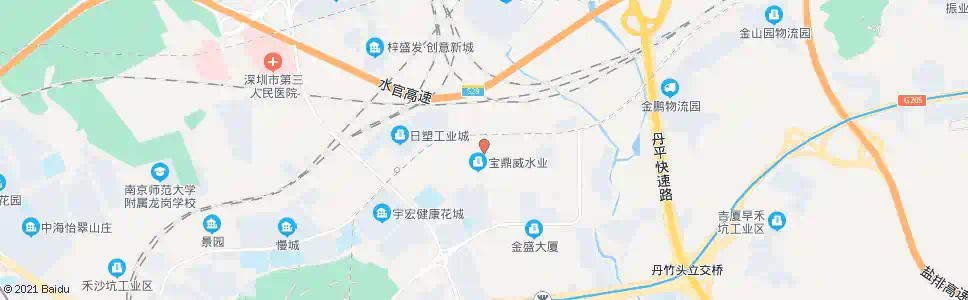 深圳宝鼎威货运_公交站地图_深圳公交_妙搜公交查询2025