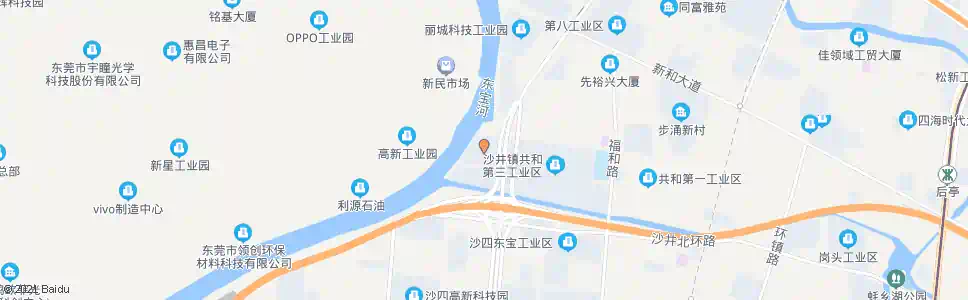 深圳蚝二共和工业区_公交站地图_深圳公交_妙搜公交查询2025