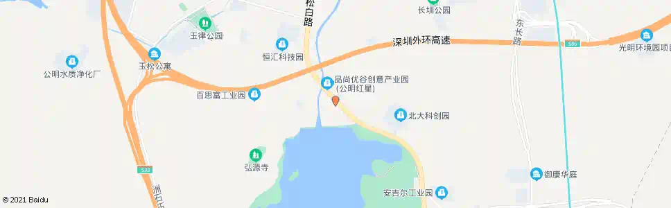 深圳红星村委_公交站地图_深圳公交_妙搜公交查询2025