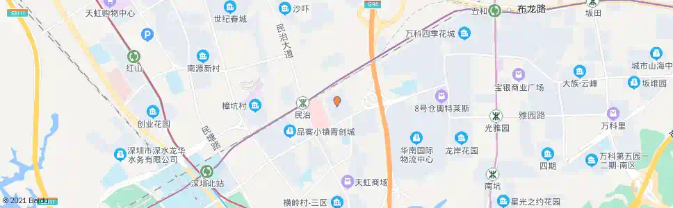 深圳皓月花园_公交站地图_深圳公交_妙搜公交查询2025