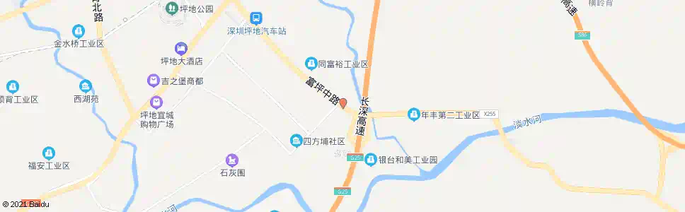 深圳惠盐高速路口_公交站地图_深圳公交_妙搜公交查询2025