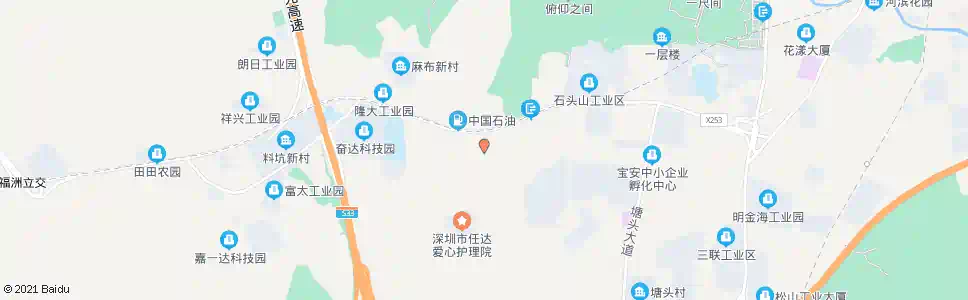深圳荔园山庄_公交站地图_深圳公交_妙搜公交查询2025