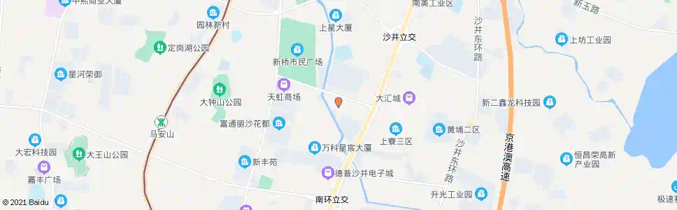 深圳沙井劳动社保站_公交站地图_深圳公交_妙搜公交查询2025