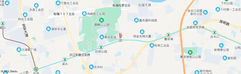 深圳交警燕罗扣车场_公交站地图_深圳公交_妙搜公交查询2025