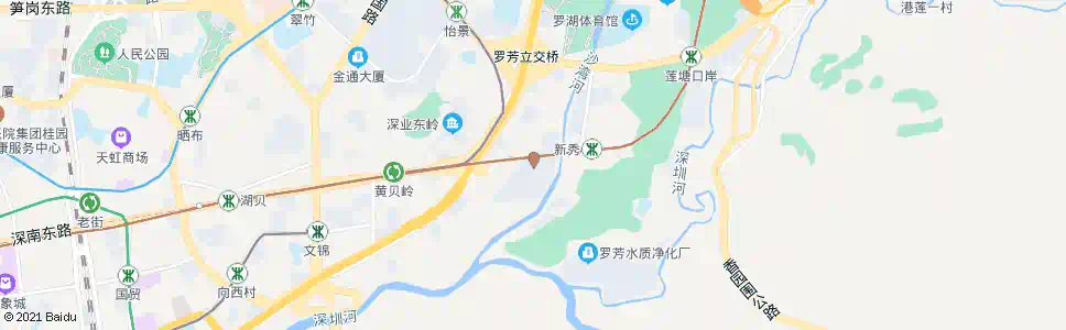 深圳新秀小学_公交站地图_深圳公交_妙搜公交查询2025